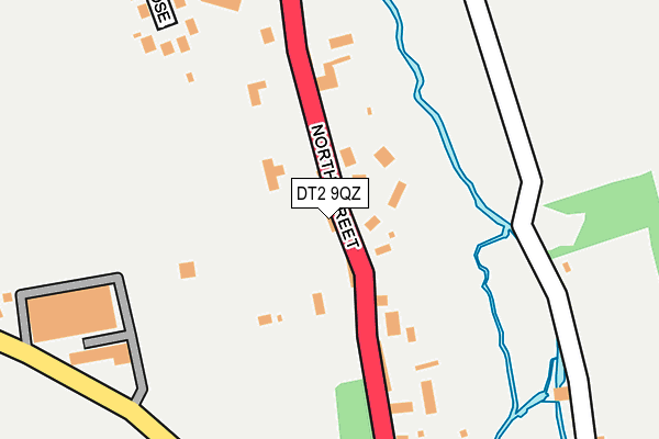 DT2 9QZ map - OS OpenMap – Local (Ordnance Survey)