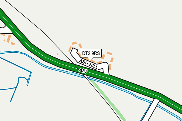 DT2 9RS map - OS OpenMap – Local (Ordnance Survey)