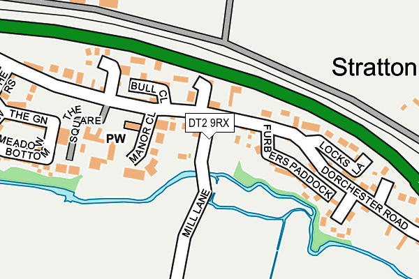 DT2 9RX map - OS OpenMap – Local (Ordnance Survey)