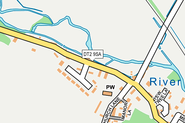 DT2 9SA map - OS OpenMap – Local (Ordnance Survey)