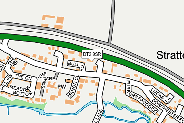 DT2 9SR map - OS OpenMap – Local (Ordnance Survey)