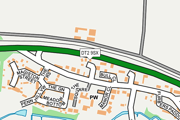 DT2 9SX map - OS OpenMap – Local (Ordnance Survey)
