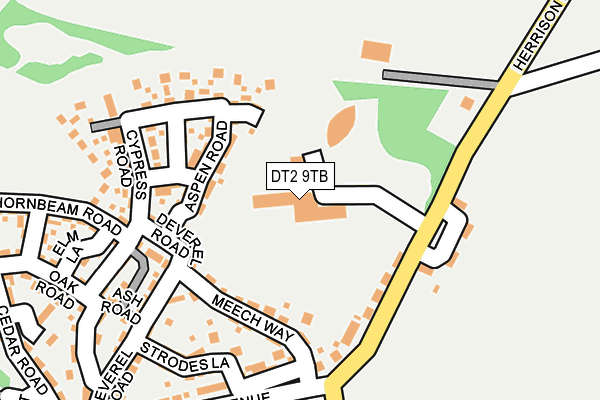 DT2 9TB map - OS OpenMap – Local (Ordnance Survey)