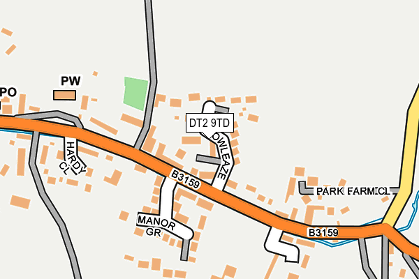DT2 9TD map - OS OpenMap – Local (Ordnance Survey)