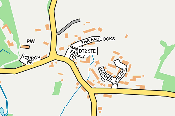 DT2 9TE map - OS OpenMap – Local (Ordnance Survey)