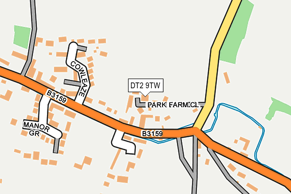 DT2 9TW map - OS OpenMap – Local (Ordnance Survey)