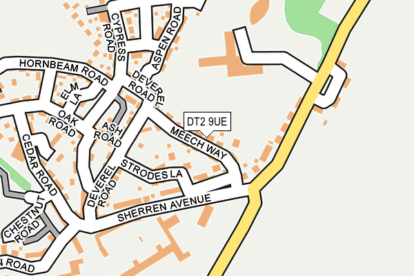DT2 9UE map - OS OpenMap – Local (Ordnance Survey)