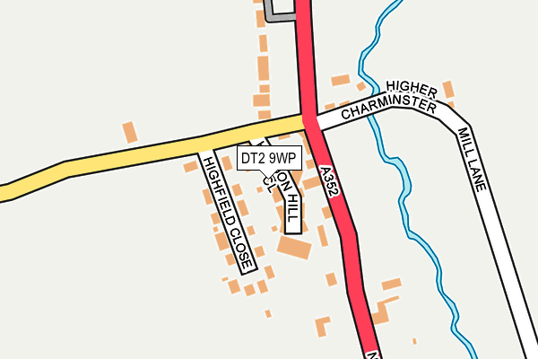 DT2 9WP map - OS OpenMap – Local (Ordnance Survey)
