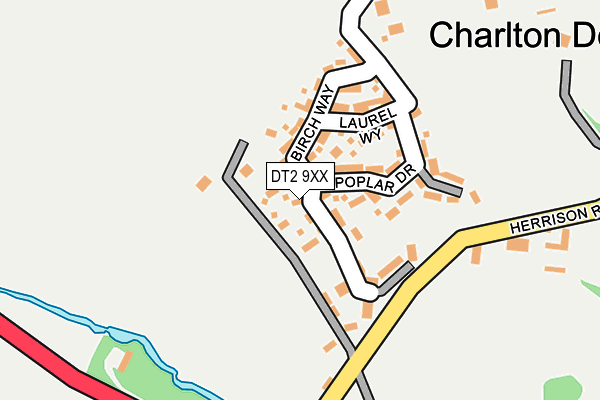 DT2 9XX map - OS OpenMap – Local (Ordnance Survey)