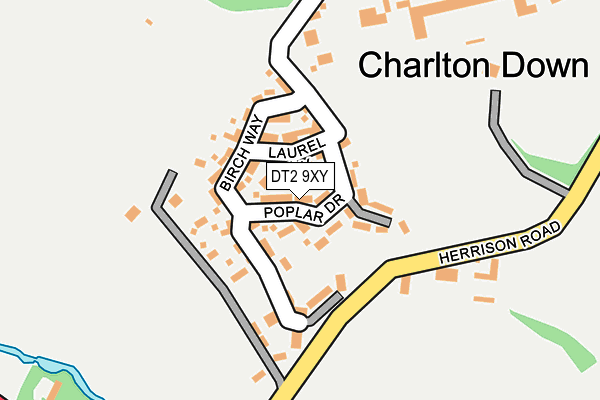 DT2 9XY map - OS OpenMap – Local (Ordnance Survey)