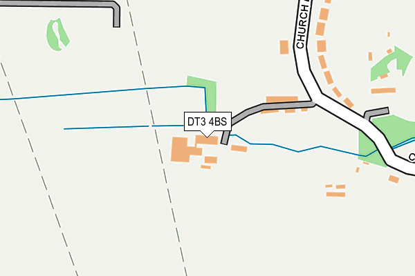 DT3 4BS map - OS OpenMap – Local (Ordnance Survey)