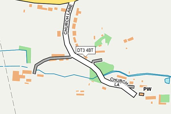 DT3 4BT map - OS OpenMap – Local (Ordnance Survey)