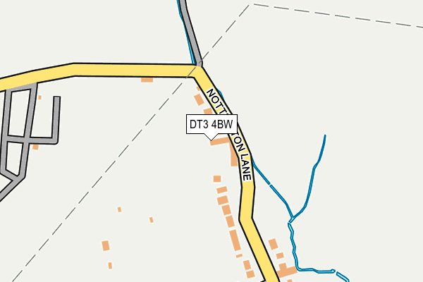 DT3 4BW map - OS OpenMap – Local (Ordnance Survey)