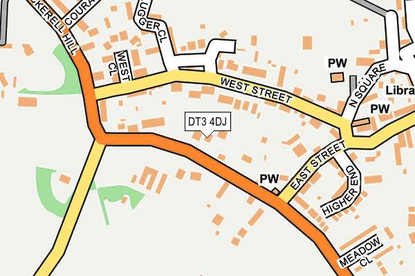 DT3 4DJ map - OS OpenMap – Local (Ordnance Survey)