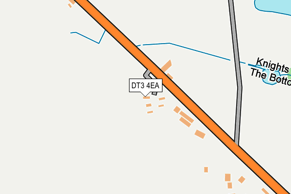 DT3 4EA map - OS OpenMap – Local (Ordnance Survey)