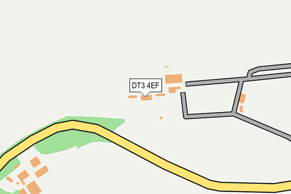 DT3 4EF map - OS OpenMap – Local (Ordnance Survey)