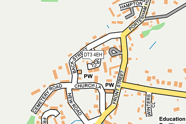 DT3 4EH map - OS OpenMap – Local (Ordnance Survey)