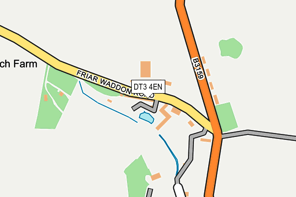DT3 4EN map - OS OpenMap – Local (Ordnance Survey)
