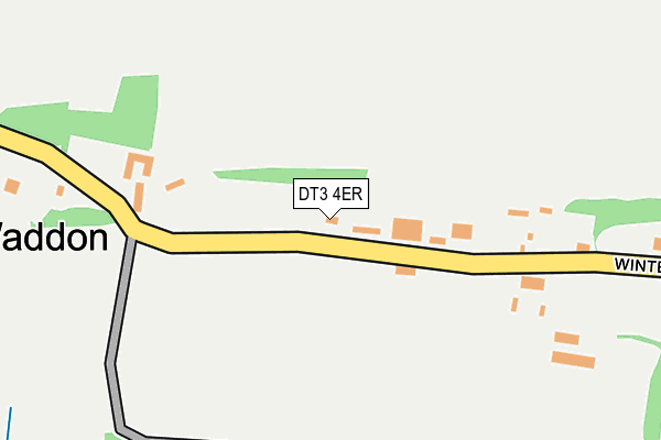 DT3 4ER map - OS OpenMap – Local (Ordnance Survey)