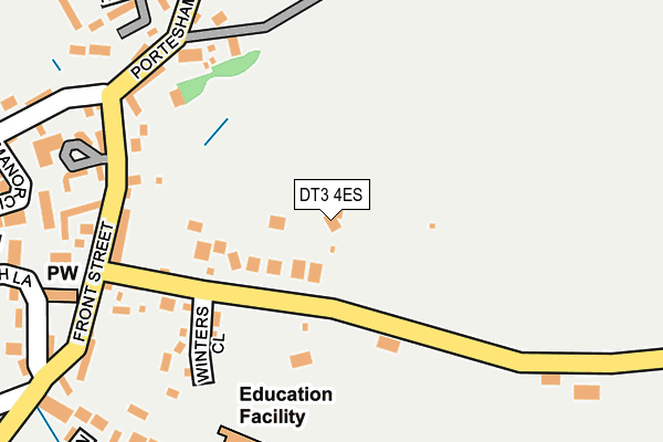 DT3 4ES map - OS OpenMap – Local (Ordnance Survey)