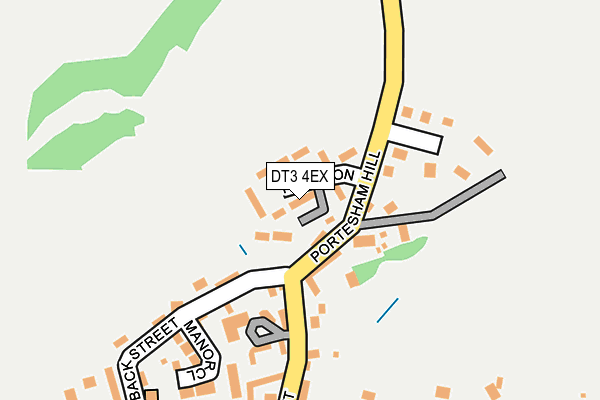 DT3 4EX map - OS OpenMap – Local (Ordnance Survey)