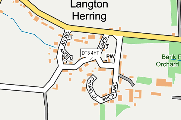 DT3 4HT map - OS OpenMap – Local (Ordnance Survey)