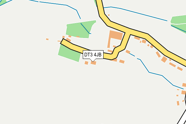 DT3 4JB map - OS OpenMap – Local (Ordnance Survey)