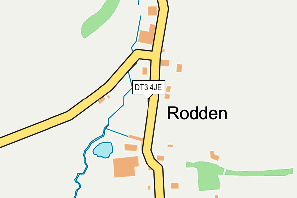 DT3 4JE map - OS OpenMap – Local (Ordnance Survey)