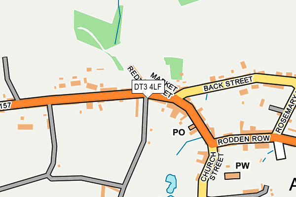 DT3 4LF map - OS OpenMap – Local (Ordnance Survey)