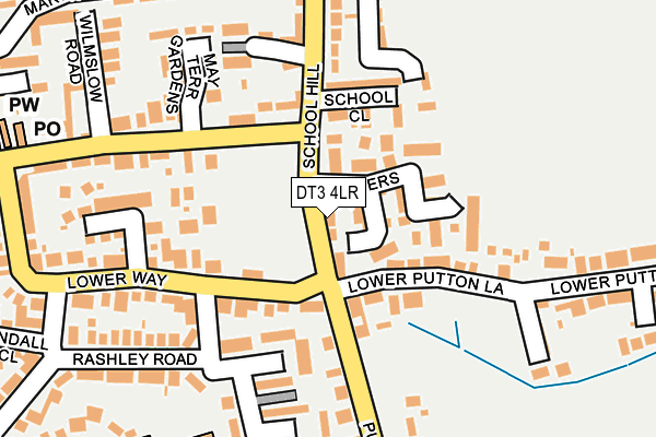 DT3 4LR map - OS OpenMap – Local (Ordnance Survey)
