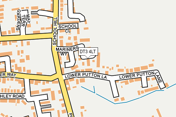 DT3 4LT map - OS OpenMap – Local (Ordnance Survey)