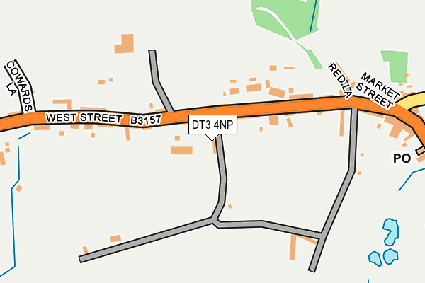 DT3 4NP map - OS OpenMap – Local (Ordnance Survey)