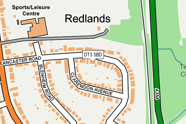 DT3 5BD map - OS OpenMap – Local (Ordnance Survey)