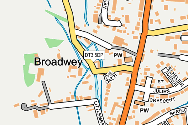 DT3 5DP map - OS OpenMap – Local (Ordnance Survey)