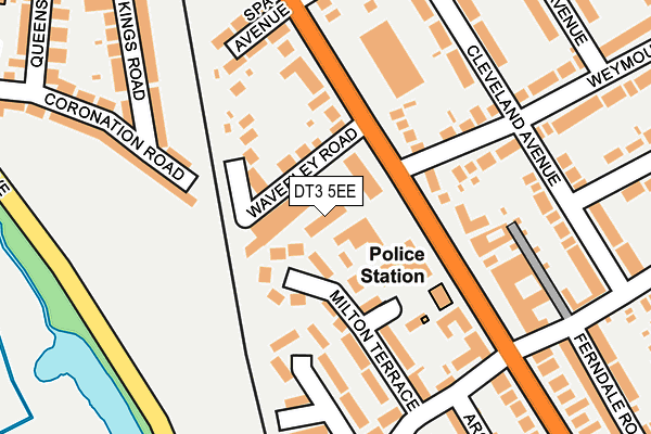 DT3 5EE map - OS OpenMap – Local (Ordnance Survey)