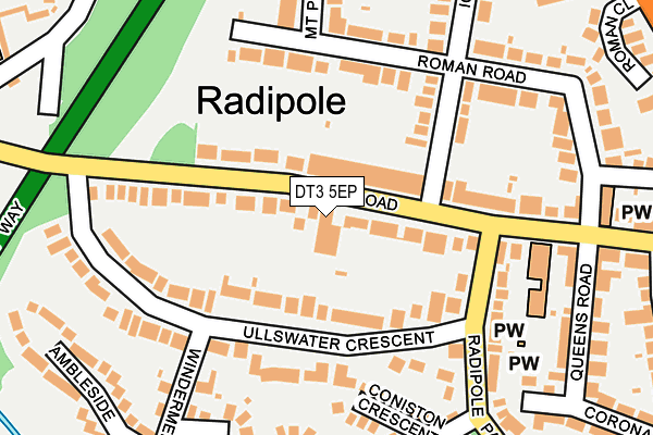 DT3 5EP map - OS OpenMap – Local (Ordnance Survey)