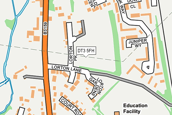 DT3 5FH map - OS OpenMap – Local (Ordnance Survey)