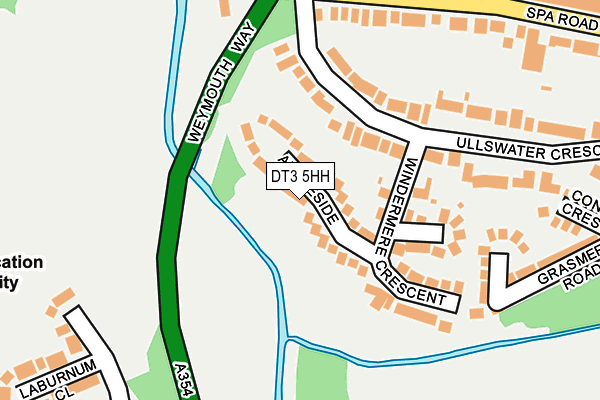 DT3 5HH map - OS OpenMap – Local (Ordnance Survey)