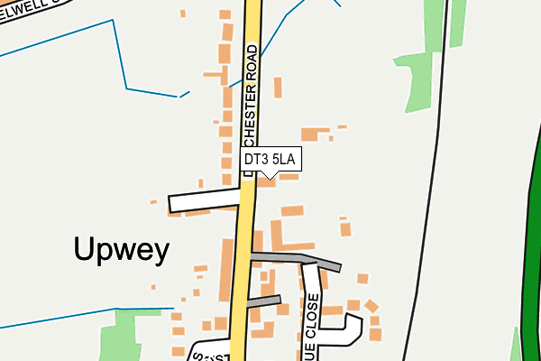 DT3 5LA map - OS OpenMap – Local (Ordnance Survey)