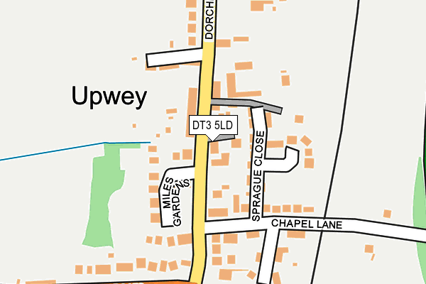 DT3 5LD map - OS OpenMap – Local (Ordnance Survey)