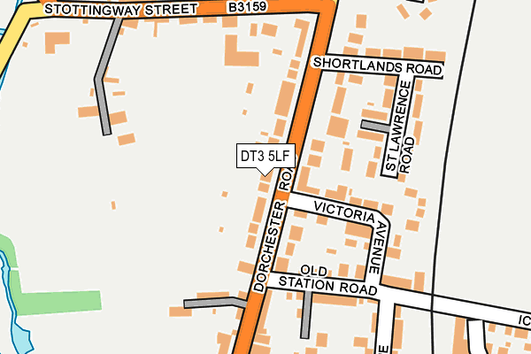 DT3 5LF map - OS OpenMap – Local (Ordnance Survey)