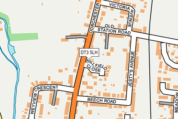 DT3 5LH map - OS OpenMap – Local (Ordnance Survey)
