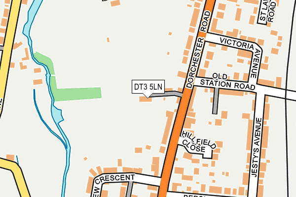 DT3 5LN map - OS OpenMap – Local (Ordnance Survey)