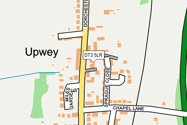 DT3 5LR map - OS OpenMap – Local (Ordnance Survey)