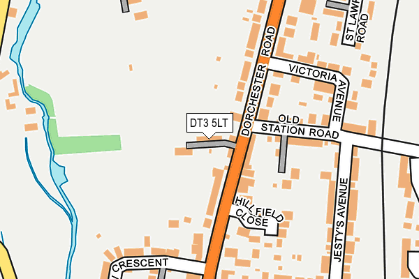 DT3 5LT map - OS OpenMap – Local (Ordnance Survey)