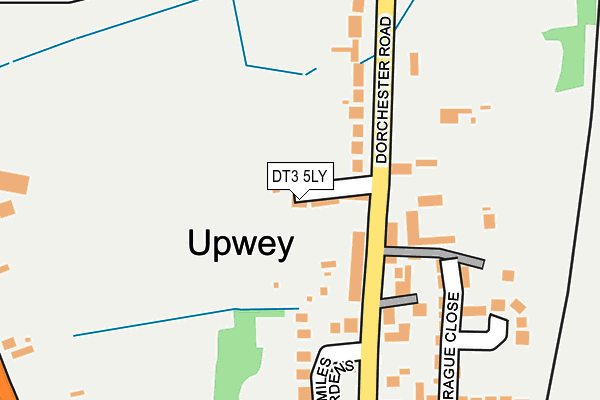 DT3 5LY map - OS OpenMap – Local (Ordnance Survey)