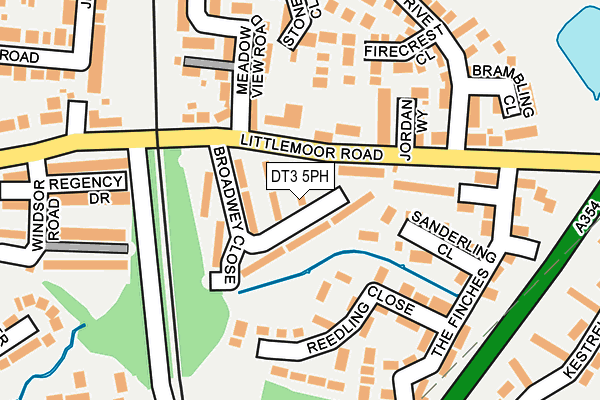 DT3 5PH map - OS OpenMap – Local (Ordnance Survey)