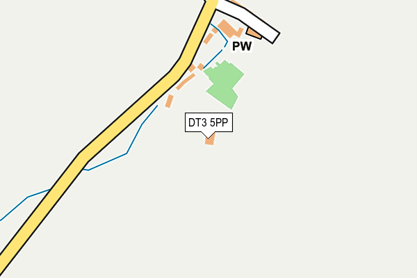 DT3 5PP map - OS OpenMap – Local (Ordnance Survey)