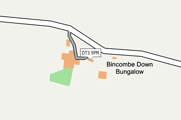 DT3 5PR map - OS OpenMap – Local (Ordnance Survey)