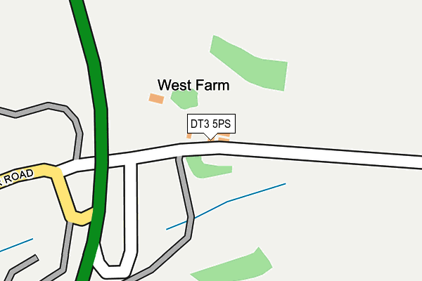 DT3 5PS map - OS OpenMap – Local (Ordnance Survey)